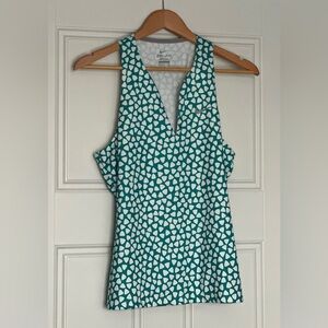 Nike Shirt Womens Medium Dri Fit V Neck Pure Tennis Tank Top Squash Pickleball